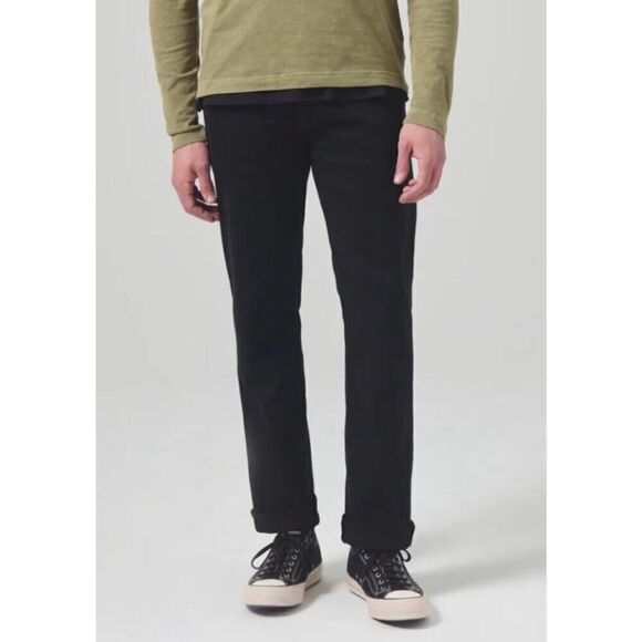 Citizen Of Humanity men's SID Straight Jeans 30x29 Black - Picture 1 of 11